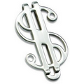 Dollar Sign Shiny Silver Money Clip